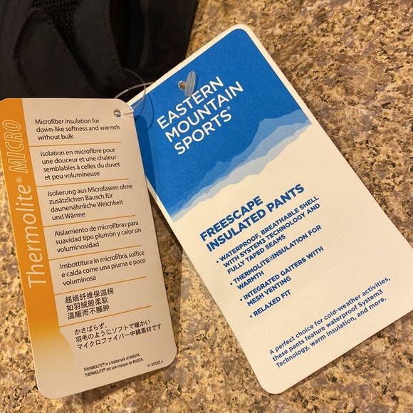 NWT Eastern Mountain Sports Freescape Insulated Snow Waterproof Pants XS - Picture 7 of 17